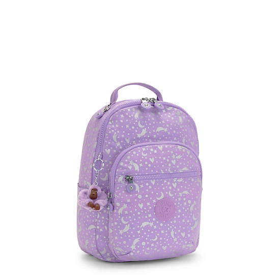 Mochilas Kipling Seoul Small Printed Tablet Morados | MX 1613VR